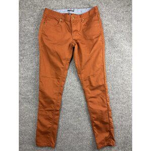 Toad&Co Pants Womens 6 Rust Brown Organic Cotton Stretch Chino Skinny Casual